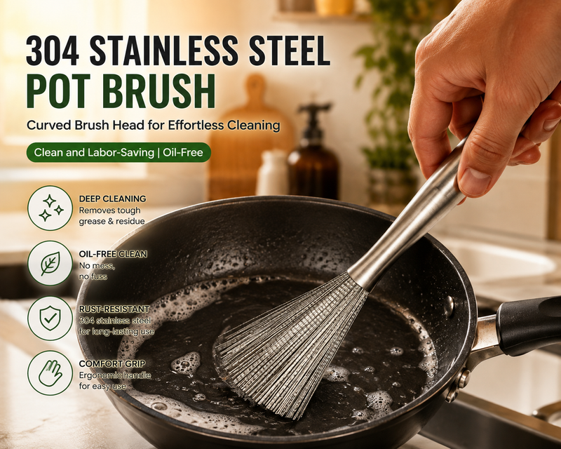 Stainless Steel Dish Scrubber