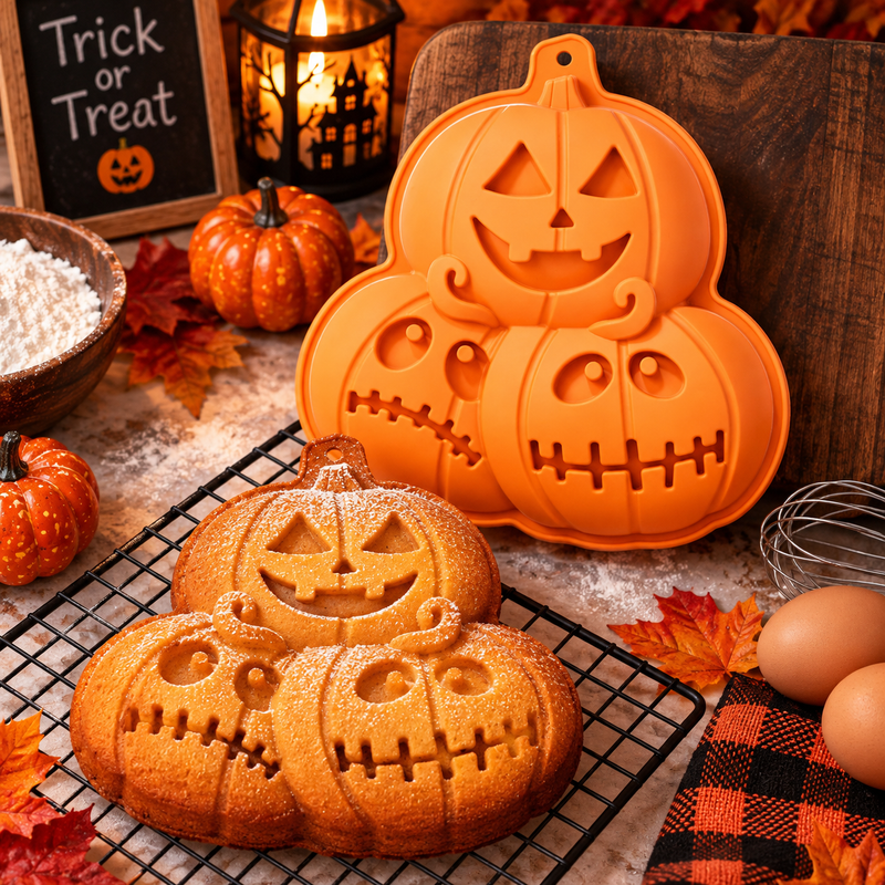 Pumpkin Silicone Baking Mold