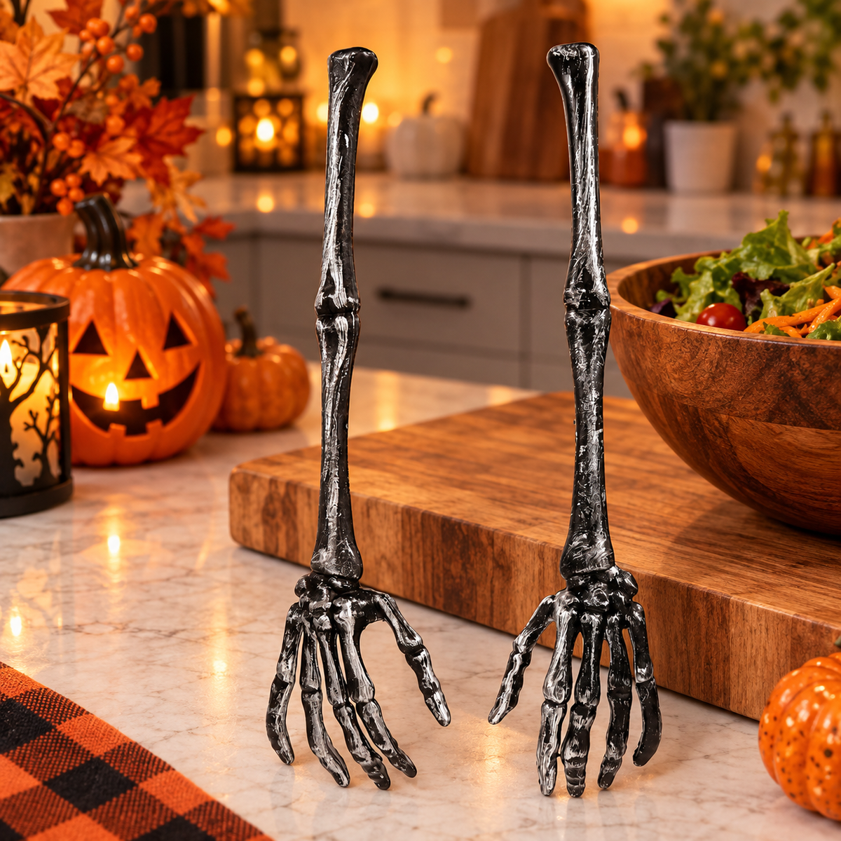 Skull Claw Serving Spoons